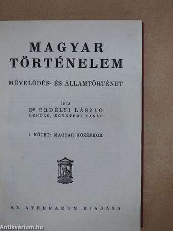 Magyar történelem I-II.