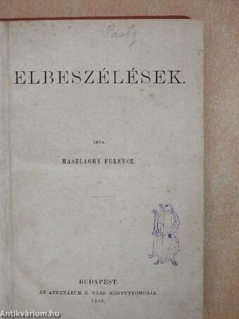 Elbeszélések