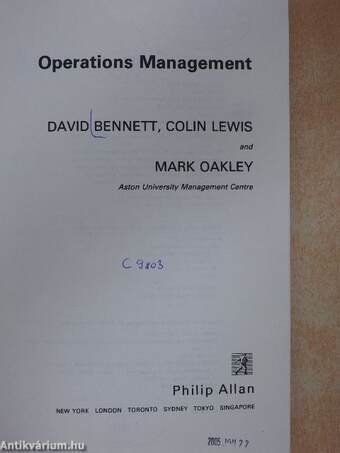 Operations Management