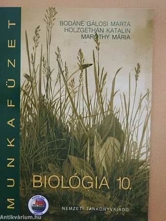 Biológia 10. munkafüzet