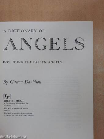 A Dictionary of Angels