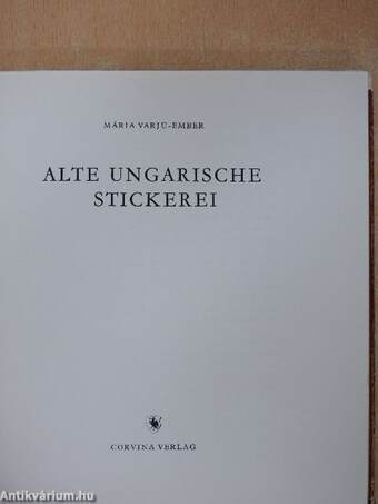 Alte Ungarische Stickerei