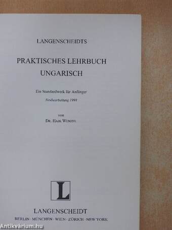 Langenscheidts Praktisches Lehrbuch Ungarisch