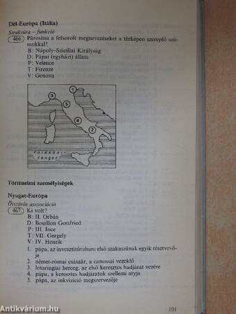 Összefoglaló feladatgyűjtemény történelemből