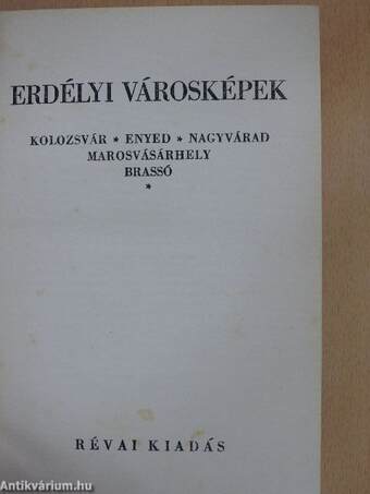 Erdélyi városképek