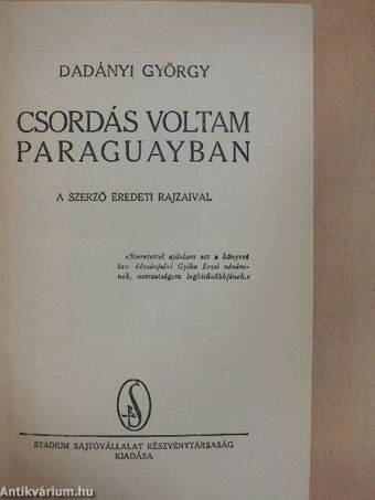 Csordás voltam Paraguayban