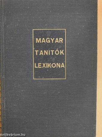 Magyar tanitók lexikona