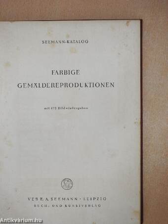 Farbige Gemäldereproduktionen