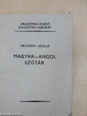 Magyar-angol szótár