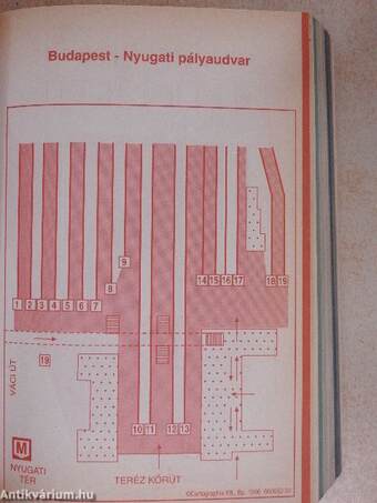 Hivatalos Menetrend 1997-1998.