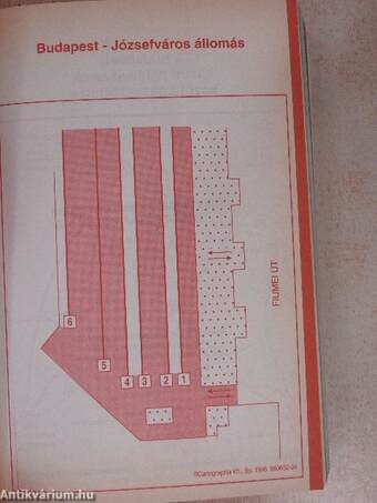 Hivatalos Menetrend 1997-1998.