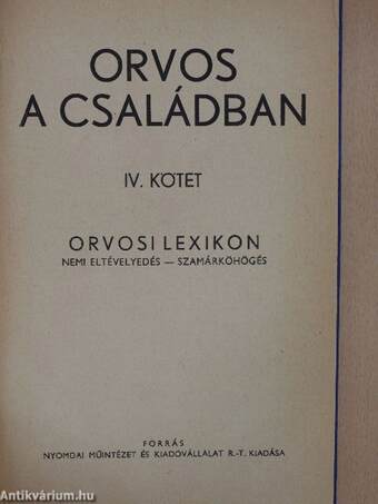 Orvos a családban IV.