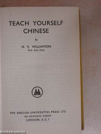 Teach Yourself Chinese