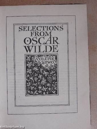 Selections from Oscar Wilde II