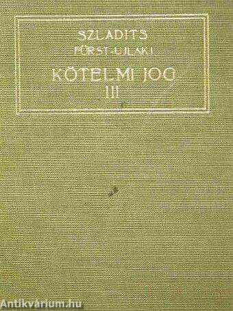 Kötelmi jog III.