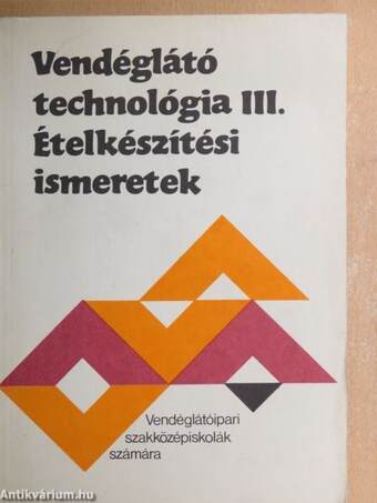 Vendéglátó technológia III.