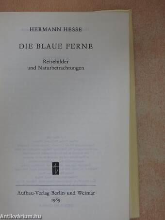 Die blaue Ferne