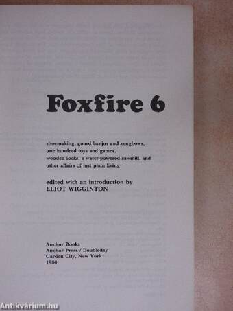 Foxfire 6.