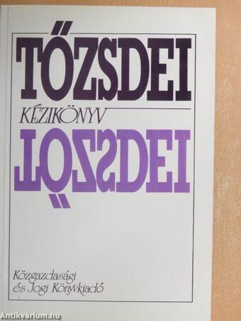 Tőzsdei kézikönyv