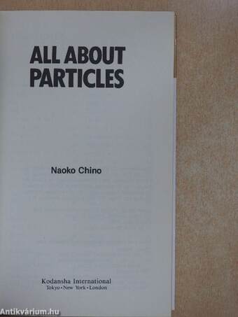 All about particles