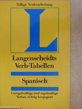 Langenscheidts Verb-Tabellen Spanisch