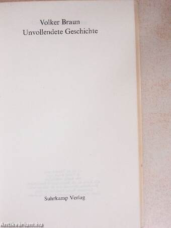 Unvollendete Geschichte