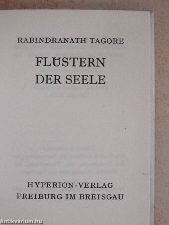 Flüstern der Seele