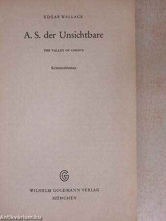 A. S. der Unsichtbare