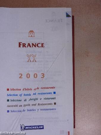 Michelin Le Guide Rouge - France 2003