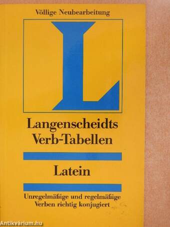 Langenscheidts Verb-Tabellen Latein