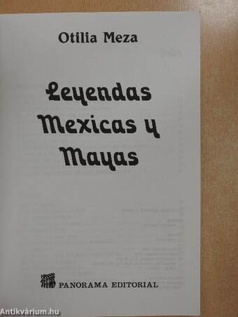 Leyendas Mexicas y Mayas