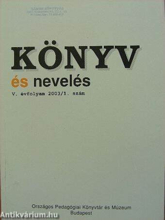 Könyv és nevelés 2003/1.