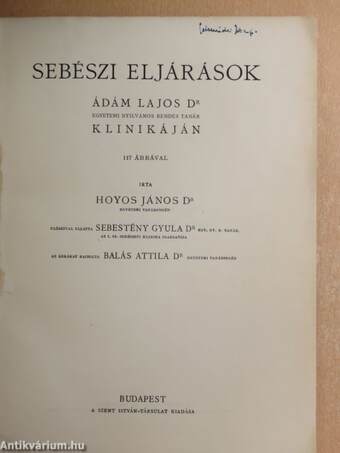 Sebészi eljárások