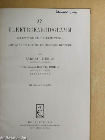 Az elektrokardiogramm