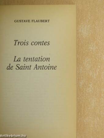 Trois contes/La tentation de Saint Antoine