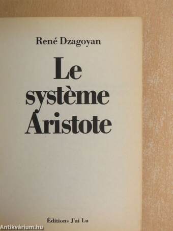 Le systéme Aristote