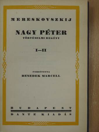 Nagy Péter I-IV.