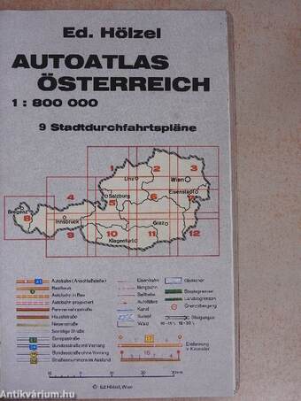 Autoatlas Österreich/Taschenplan von Wien