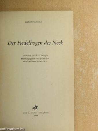 Der Fiedelbogen des Neck