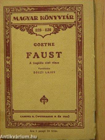 Faust I.