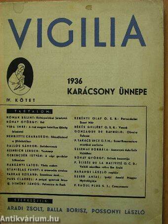 Vigilia 1936. Karácsony ünnepe IV.