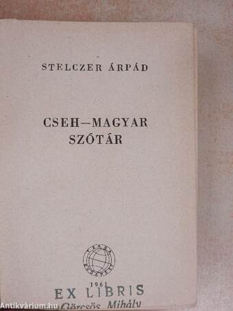 Cseh-magyar szótár