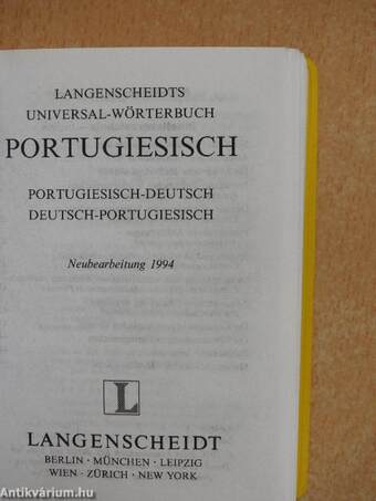 Langenscheidts Universal-Wörterbuch Portugiesisch