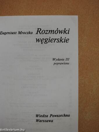 Rozmówki wegierskie