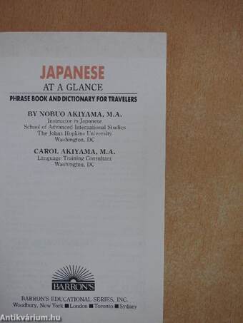 Japanese at a glance