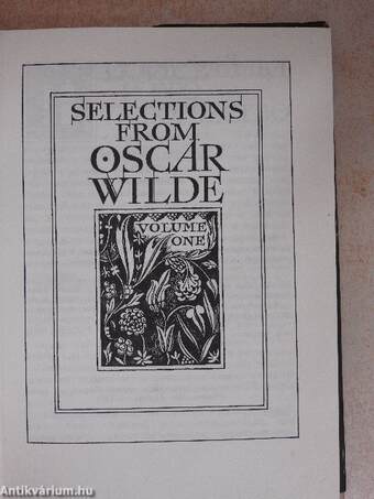 Selections from Oscar Wilde I