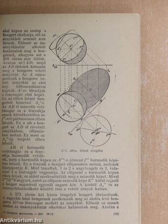 Műszaki ábrázolás geometriája