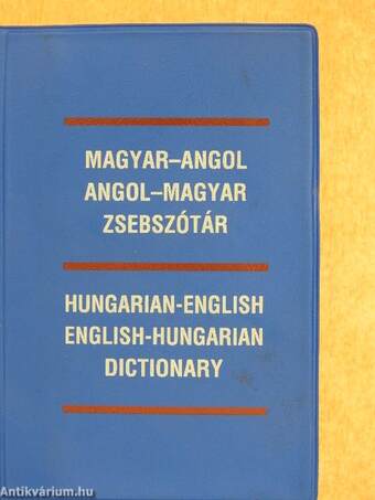 Magyar-angol/angol-magyar zsebszótár