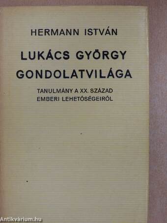 Lukács György gondolatvilága