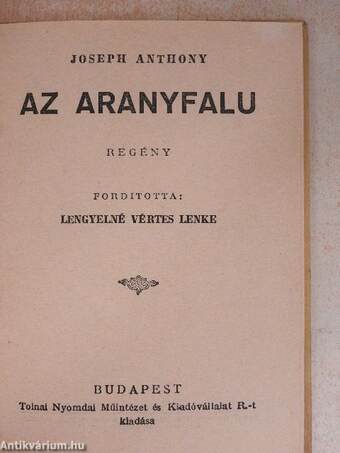 Az aranyfalu